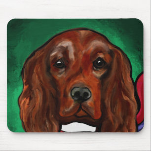 Mousepad Setter Irlandês Vermelho