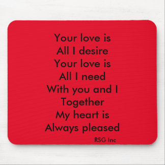 Mousepad Seu amor