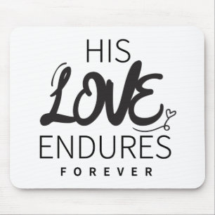 Mousepad Seu amor eterniza Gospel Gráfica Juramento de Deus