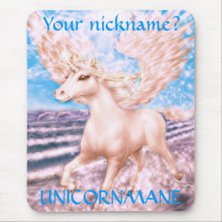 Mousepad Seu apelido? , UNICORNMANE