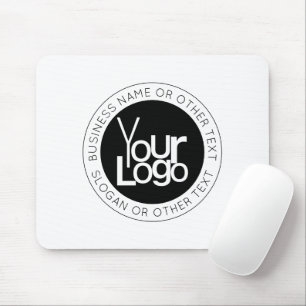 Mousepad Seu logotipo de negócios & Texto editável moderno