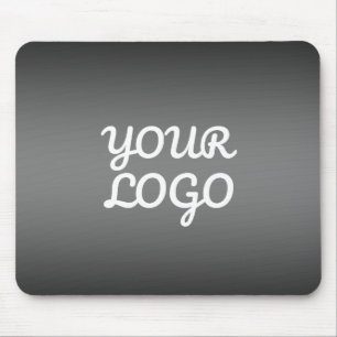 Mousepad Seu logotipo e Ombre de cor cinza escuro moderno e