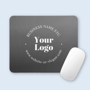 Mousepad Seu logotipo ou design de negócios & texto editáve