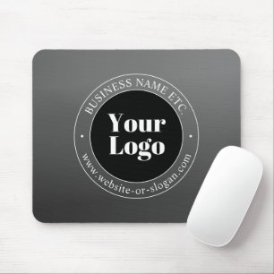 Mousepad Seu logotipo ou design de negócios & texto editáve