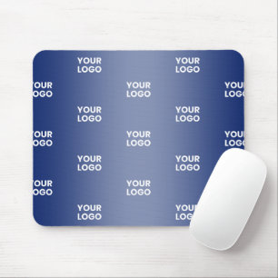 Mousepad Seu Logotipo Simples Logotipo Repetitivo Gradiente