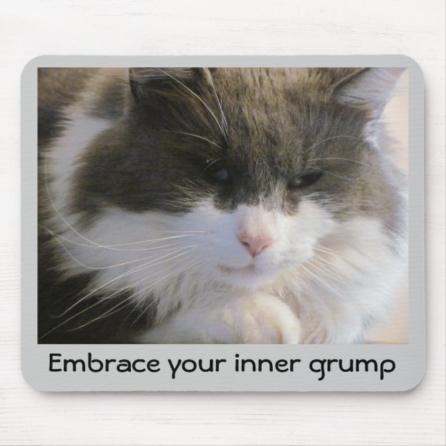 Mousepad Seu mau humor interior (Frente)