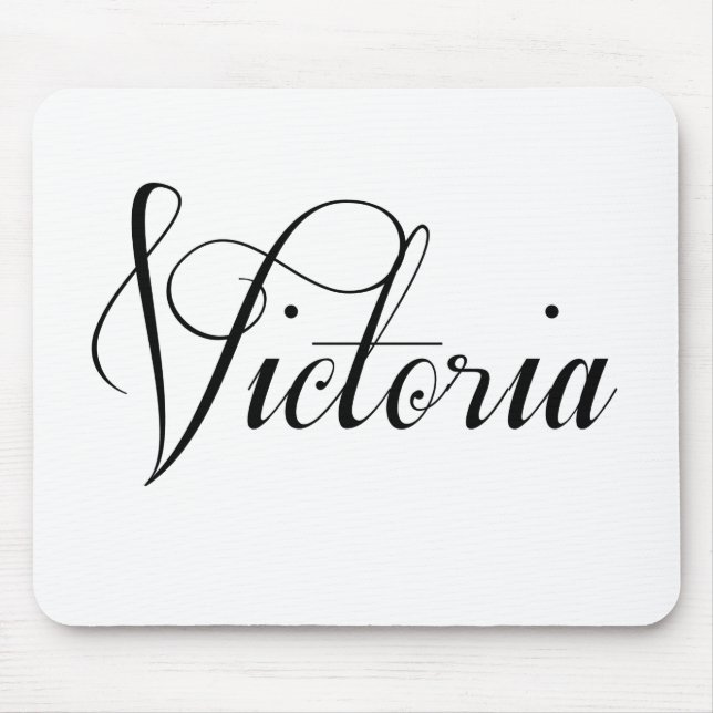 Mousepad Seu Nome É Victoria Calliografia (Frente)