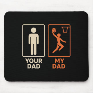 Mousepad Seu Pai Meu Pai Sketll Dunk Filha Filho Dia dos Pa