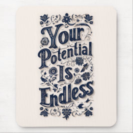 Mousepad Seu Potencial É Um Fundo Infinito De Beige