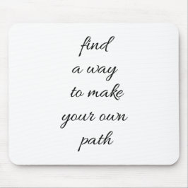 Mousepad Seu próprio teclado do mouse no caminho