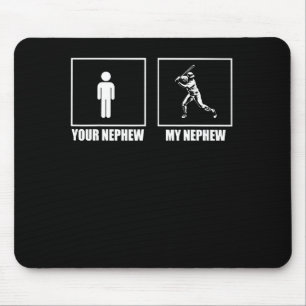Mousepad Seu Sobrinho Meu Novo Phew Beisebol