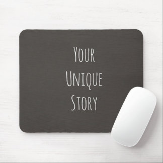 Mousepad Seu Tapete de Rato Cinza Escuro Minimalista Único,