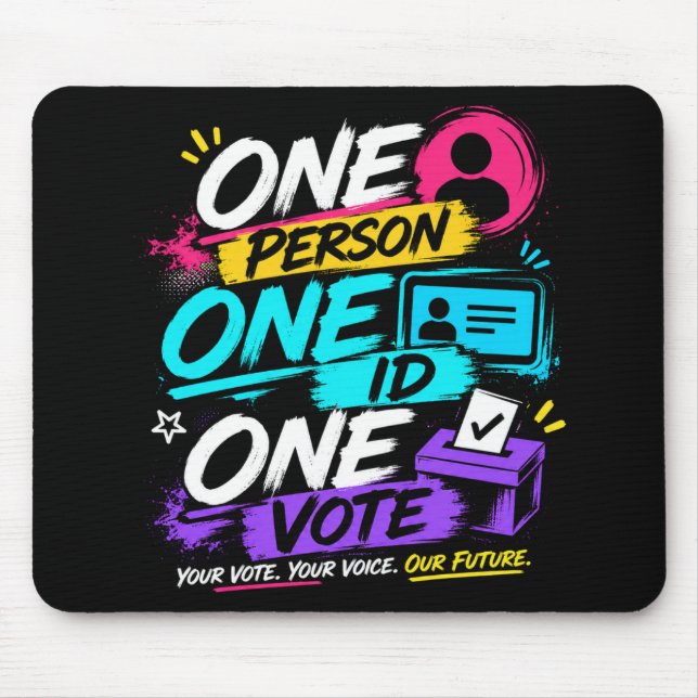 Mousepad “Seu Voto. Sua Voz. Nosso Futuro!” (Frente)
