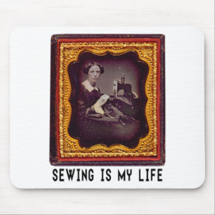 Mousepad Sewing é minha vida