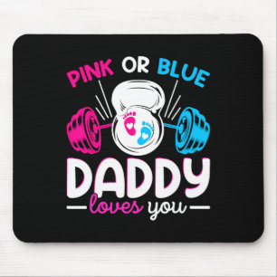 Mousepad Sexo De Elevação De Peso Revela Cor-De-Rosa Ou Pai