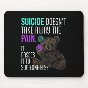 Mousepad Sexo de Sensibilização Semicolon Saúde Mental Posi