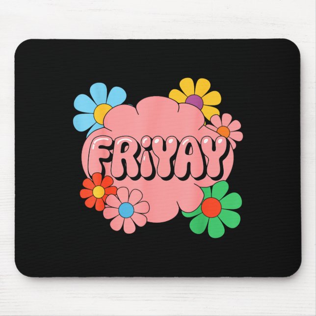 Mousepad Sexta-feira feliz Fri-yay Professor Escola Meme _1 (Frente)