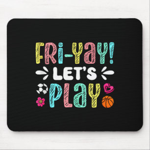 Mousepad Sexta-feira Feliz Sex Yay Professor Escola Meme Ca