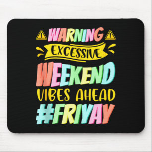 Mousepad Sexta-feira feliz Sex Yay Professor Escola Meme Ca