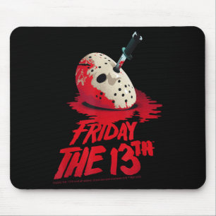 Mousepad Sexta-feira O Design do Halloween Do Sangue Da Más