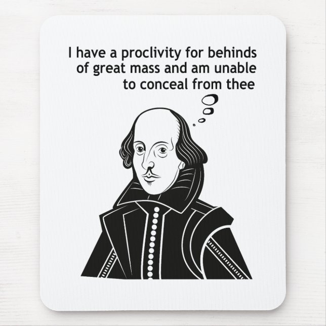 Mousepad Shakespeare Encantado (Frente)
