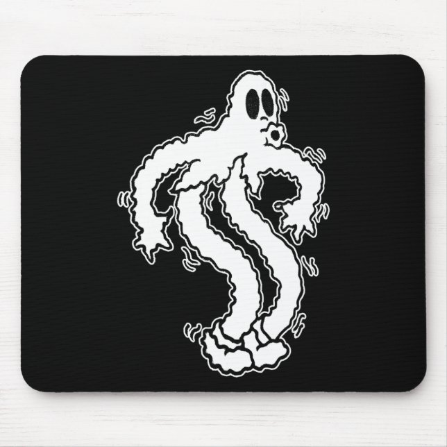 Mousepad Shakey Koko O Palhaço Ghost Cute Ghost Halloween S (Frente)