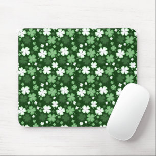 Mousepad Shamrock verde, Rua. Dia de Patrick