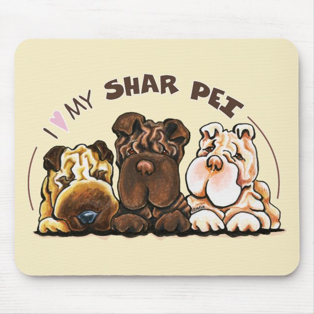 Mousepad Shar Pei Lover Chinês (Frente)
