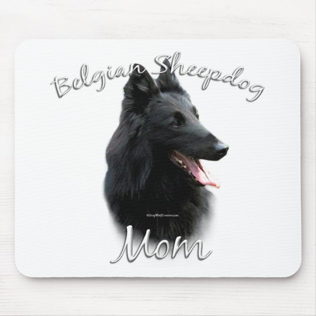 Mousepad Sheepdog Belga Mãe 2 (Frente)