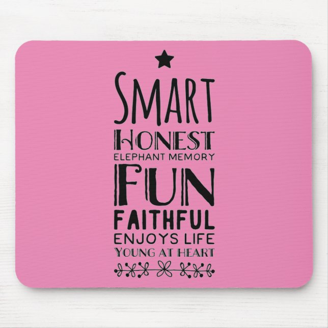 Mousepad Sheffey Acronym com uma estrela (Frente)