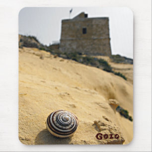 Mousepad Shell and Tower, Gozo, Malta