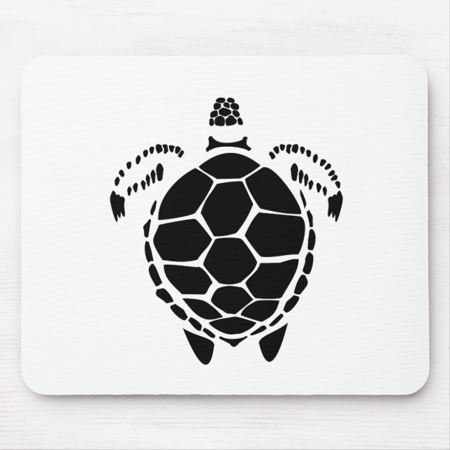 Mousepad Shell de Tartaruga do Mar Negro (Frente)