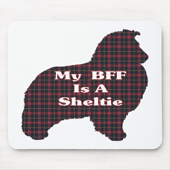 Mousepad Sheltie BFF Gifts (Frente)