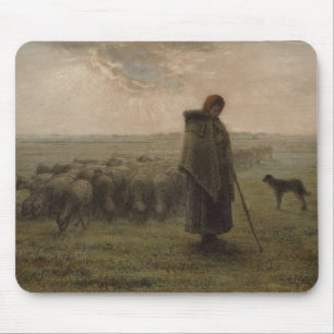 Mousepad Shepherdess e seu rebanho 1862-63
