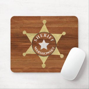 Mousepad Sheriff Crachá Star, Browns