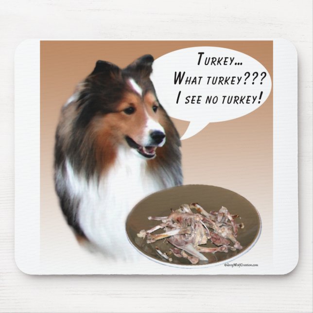 Mousepad Shetland Sheepdog (sable) Turquia (Frente)