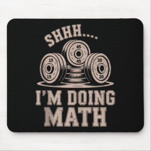 Mousepad Shhh Estou Fazendo Matemática Divertido Cristão Ac