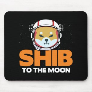 Mousepad Shib Token Shiba Inu Crypto Memória Moon Cão