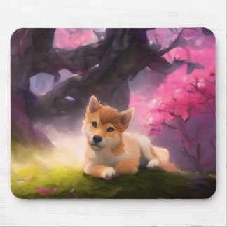 Mousepad Shiba Inu Fantasy Anime