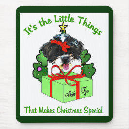 Mousepad Shih Tzu Christmas Gifts