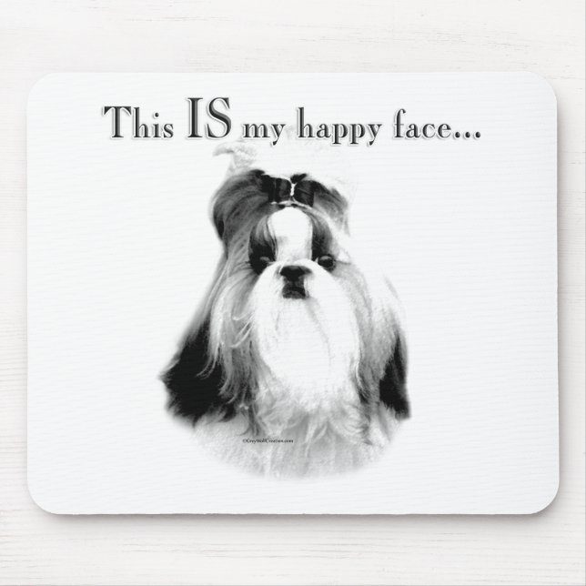 Mousepad Shih Tzu Happy Face (Frente)