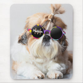 Mousepad Shih Tzu Legal e divertido Óculos de sol fofo Foto