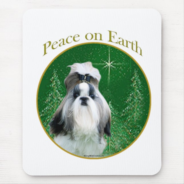 Mousepad Shih Tzu Peace na Terra (Frente)