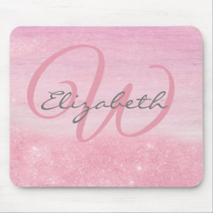 Mousepad Shimmer Brilhante de Ombre Rosa Girassol