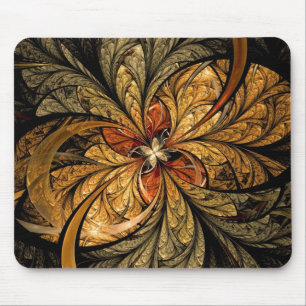 Mousepad Shining Leaves Fractal Art
