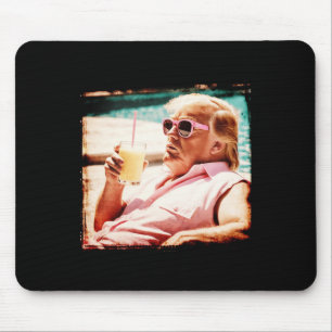 Mousepad Shirt Funny Vintage Pina Colada Trump 2024 Felon