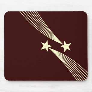 Mousepad Shooting Stars - desnate em Brown escuro 330000