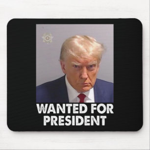 Mousepad Shot Trump Engraçado Queria O Presidente 2024