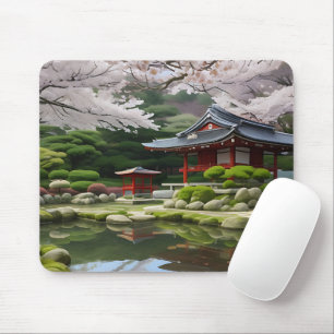Mousepad Shrine do Jardim Florestal Sakura