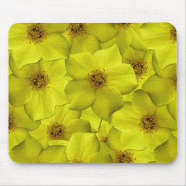 Mousepad Shrubby Cinquefoil Padrão Sem Costura
